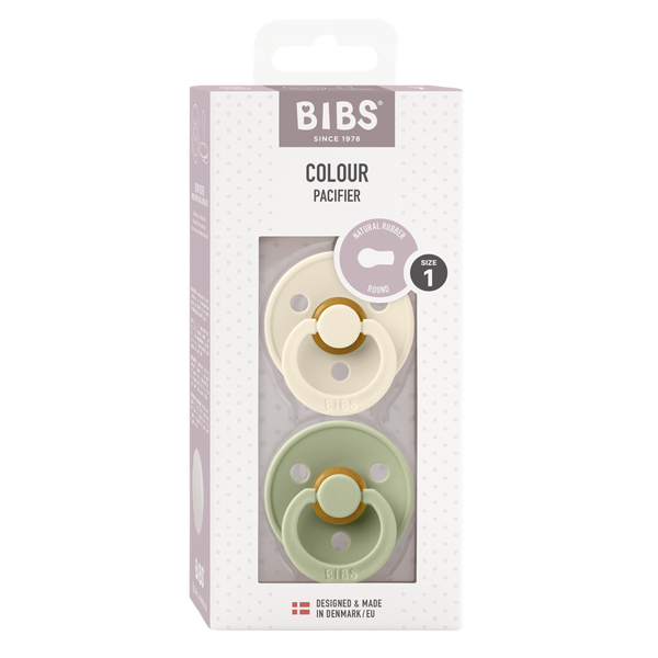 BIBS Soother / Pacifier 2 Pack Size 1 (0-6 months)