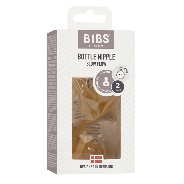 BIBS Bottle Nipple 2 Pack Slow Flow