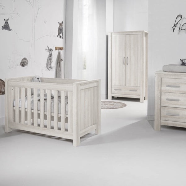 Babylo Henley Cotbed Ash 140 x 70– Baby Moon Baby Shop
