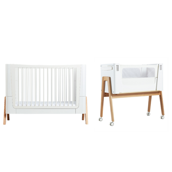 Gaia Baby Hera Cot Bed and Beside Crib