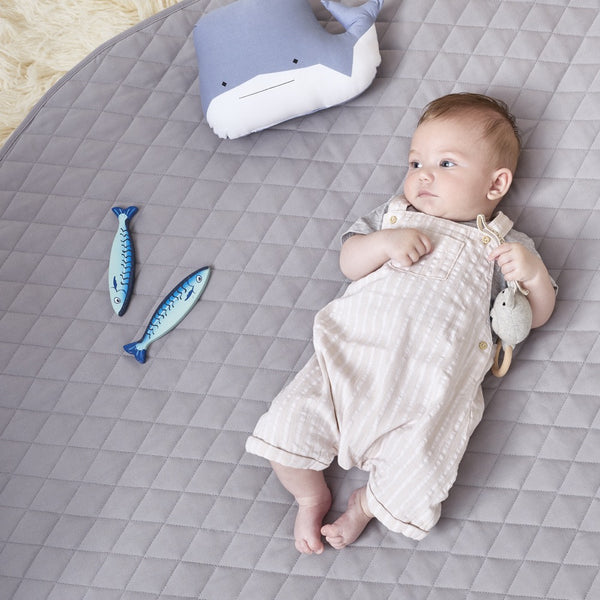 The Little Green Sheep Quilted Baby Playmat