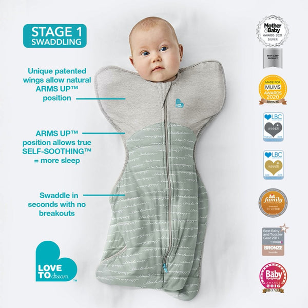 Love to Dream Swaddle Up 2.5 Tog Olive Baby Moon Baby Shop