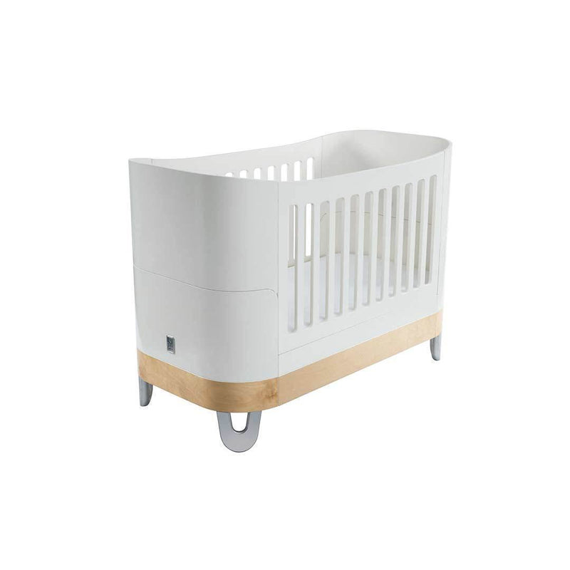 Gaia Serena Complete Sleep Baby Bed - White / Natural