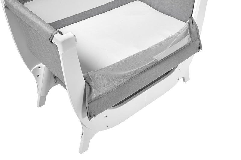 Shnuggle Air Bedside Crib Dove Grey