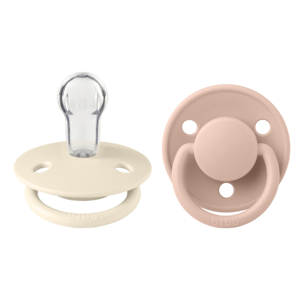 BIBS De Lux 2 Pack Silicone One Size (0-3 years)