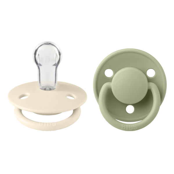BIBS De Lux 2 Pack Silicone One Size (0-3 years)