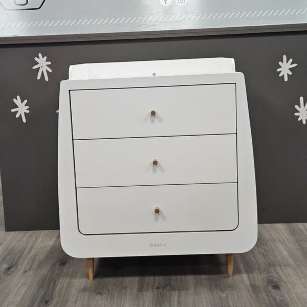 Ex-Display Snuz Dresser & Changer - Skandi White / Natural ( Collection Only)