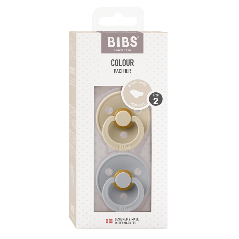 Bibs Pacifier Size 2 - Toddler 6-18M (1pc) - Iron