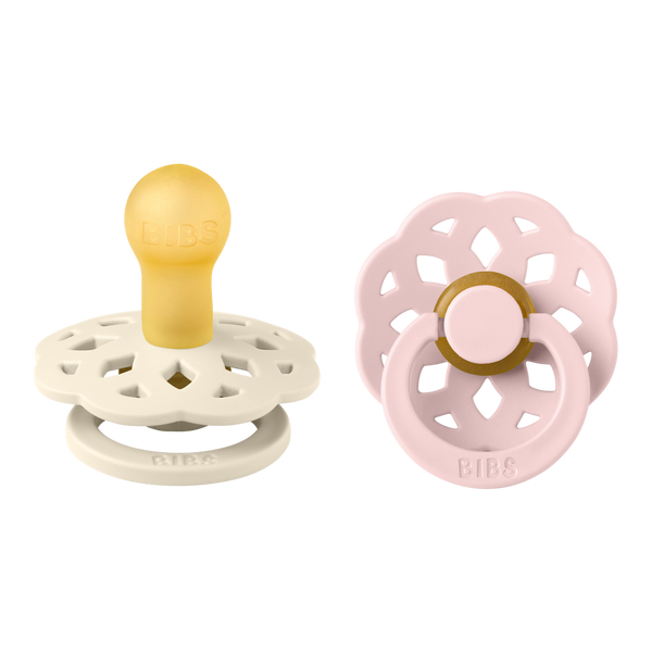 BIBS Boheme Latex Pacifiers - 2 Pack Size 1 (0-6 months)