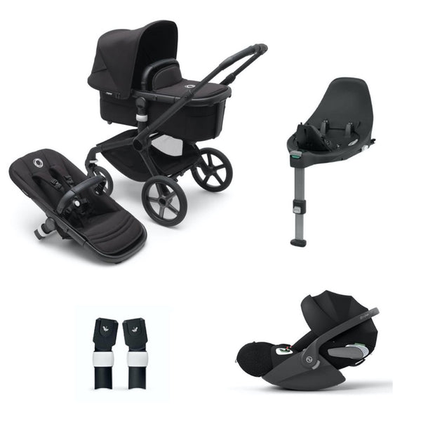 Bugaboo Fox 5 Black Chassis & Cloud T / Base T Bundle