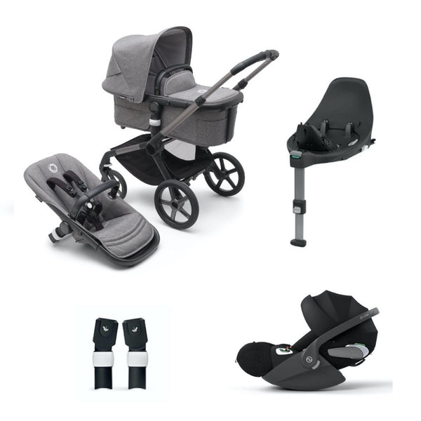 Bugaboo Fox 5 Graphite Chassis & Cloud T / Base T Bundle