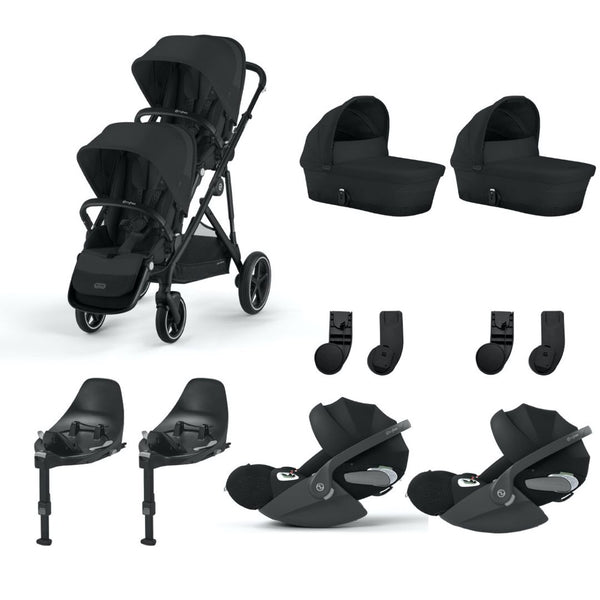 Cybex Gazelle S Twin Bundle with Cloud T's and Base T's