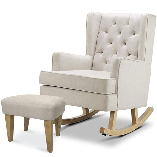 Babylo Soothe Easy Chair & Rocker and Footstool