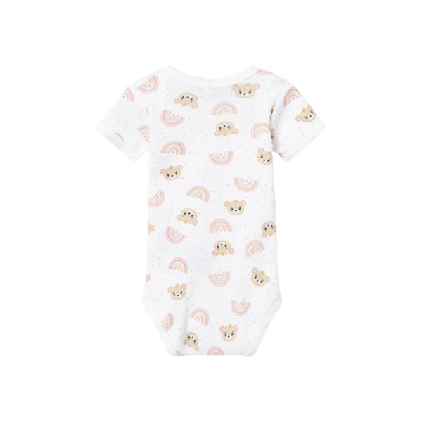 Name It 2 Piece Body Suit - Orchid Pink Teddy