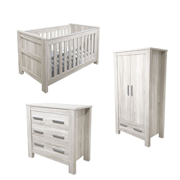 Babylo Henley 3 Piece Roomset - Ash