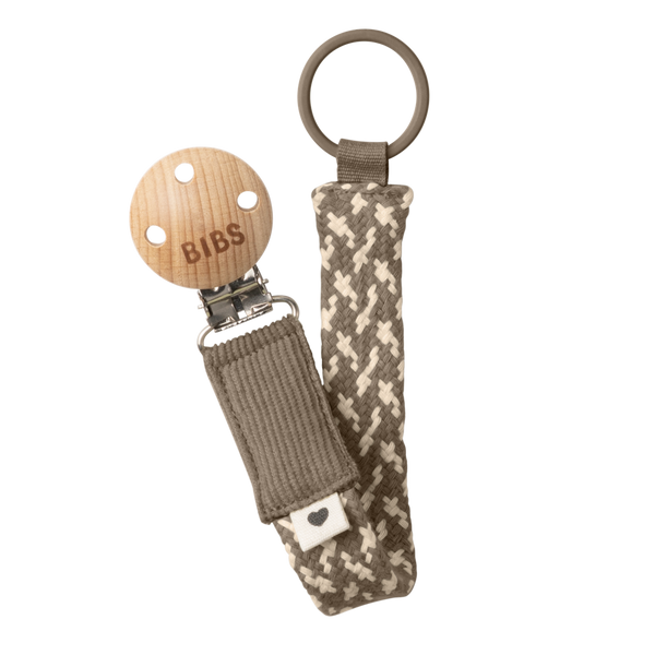 BIBS Braided Pacifier Clip