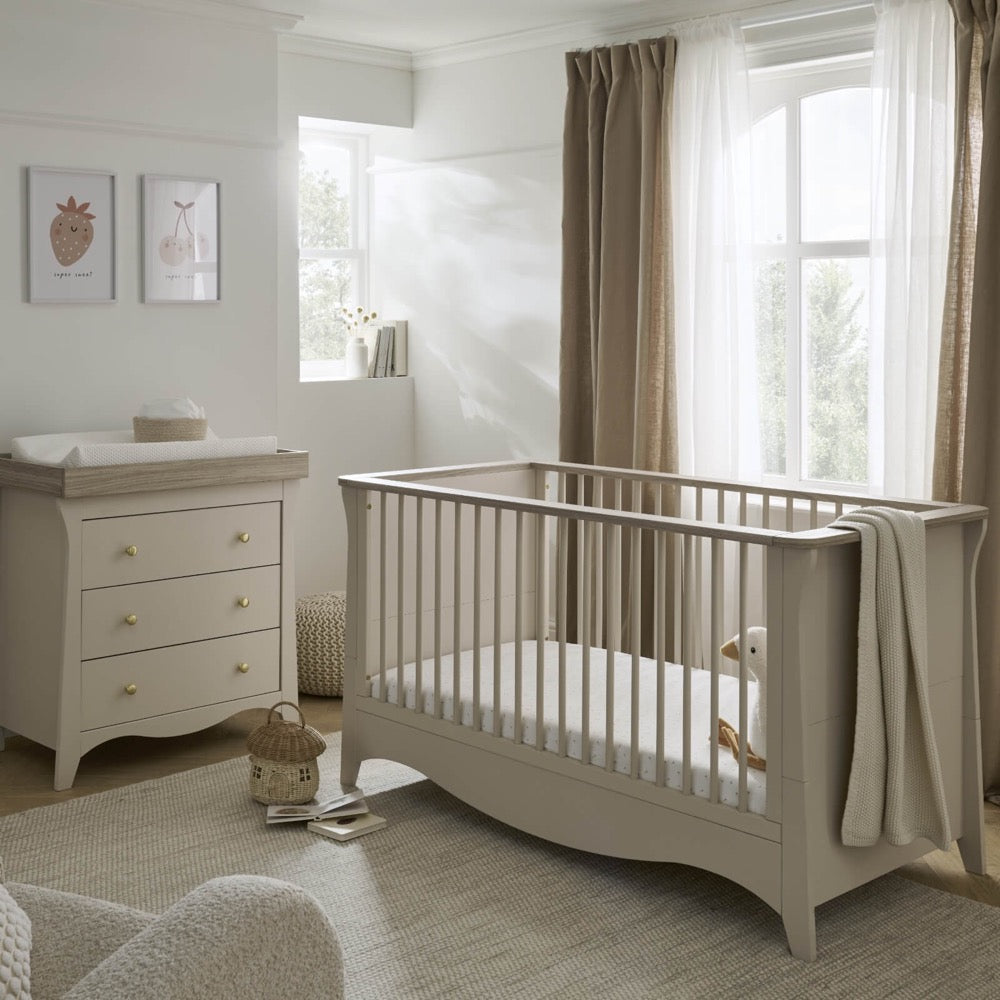 CuddleCo Clara 2 Piece Nursery Furniture Set Cashmere Ash Baby Moon Baby Shop