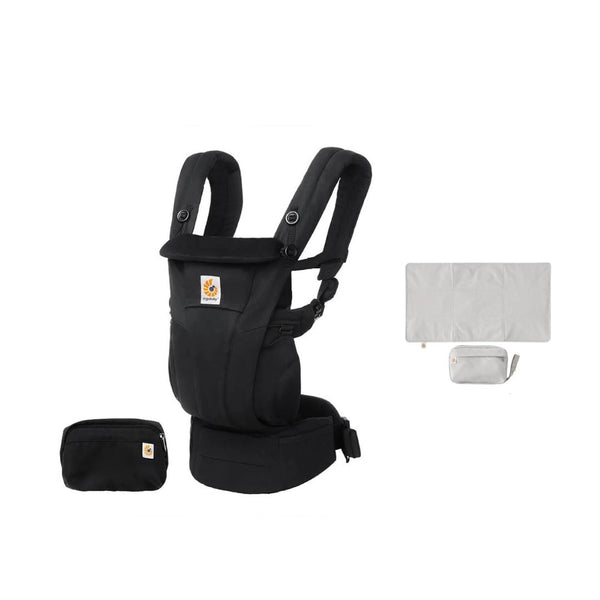 Ergobaby Omni Dream Baby Carrier Onyx Black (+ Free Changing Pad & Pouch)