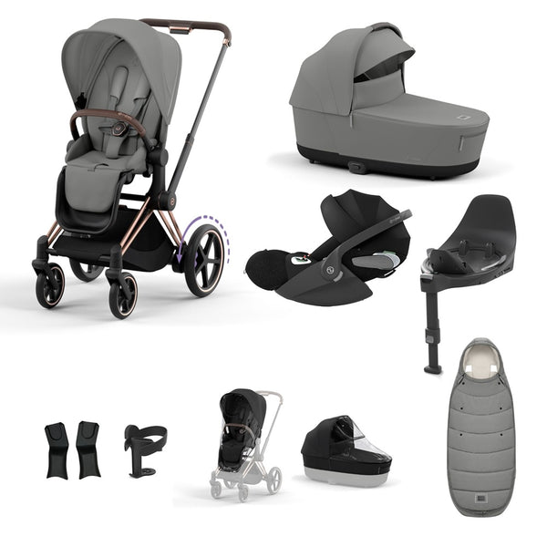 Cybex e-Priam 2025 Platinum Bundle - Rose Gold