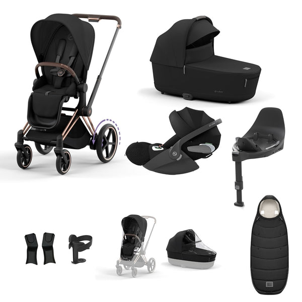 Cybex e-Priam 2025 Platinum Bundle - Rose Gold