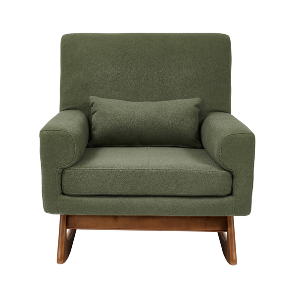Gaia Serena Rocking & Nursing Chair - Forest Bouclé