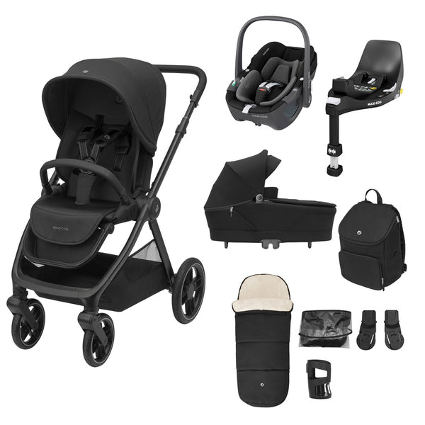 Maxi-Cosi Oxford+ Complete Travel Sysytem with Pebble 360 & FamilyFix 360 Base