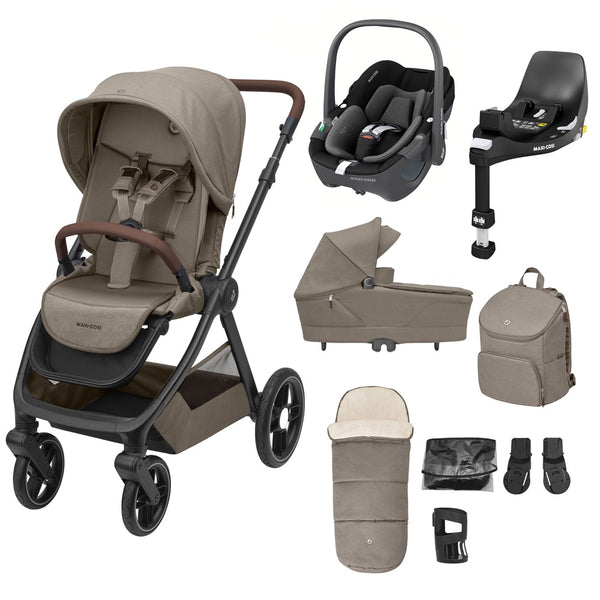 Maxi-Cosi Oxford+ Complete Travel Sysytem with Pebble 360 & FamilyFix 360 Base