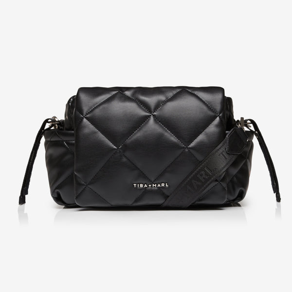 Tiba + Marl Nova Eco Compact Changing Bag Black Quilted