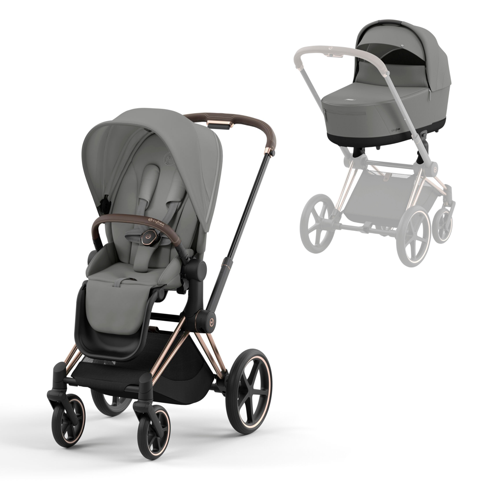 Cybex Priam New Generation Stroller Lux Carrycot Rose Gold Baby Moon Baby Shop