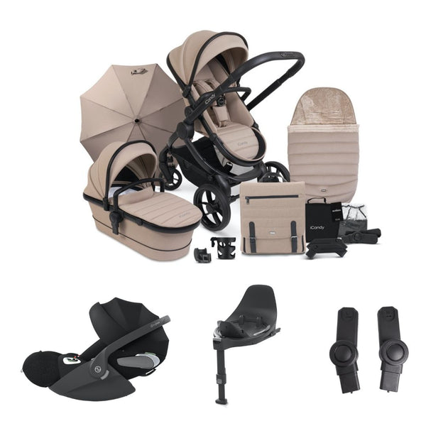 iCandy Peach 7 Cookie Complete Bundle with Cybex Cloud T and Base T