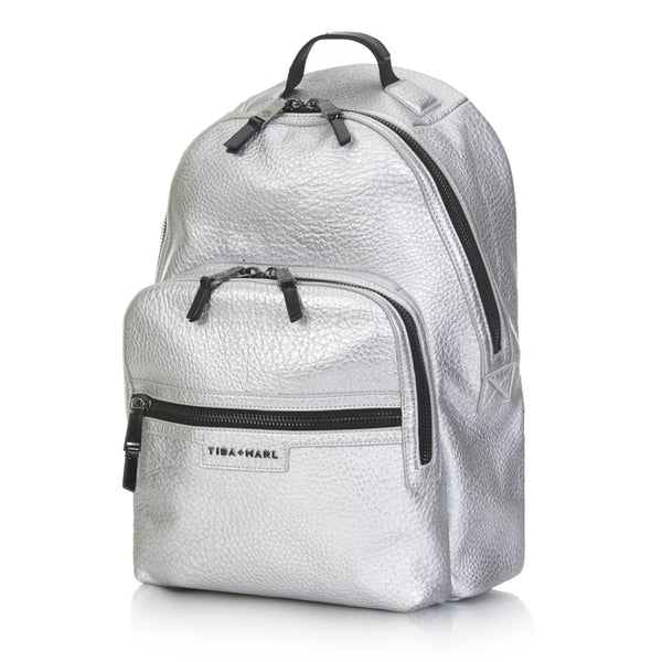 Tiba + Marl Elwood Changing Backpack Silver