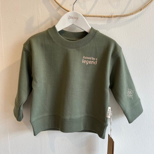 Lil&Izzy 100% Organic Cotton Crew Jumper (3-6 Months)