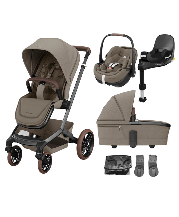 Maxi-Cosi Fame 8 Piece Complete Travel System with Pebble 360 & FamilyFix 360