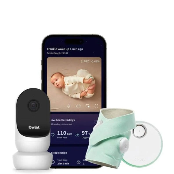 Owlet Dream Sock and Cam 2 Bundle - Mint