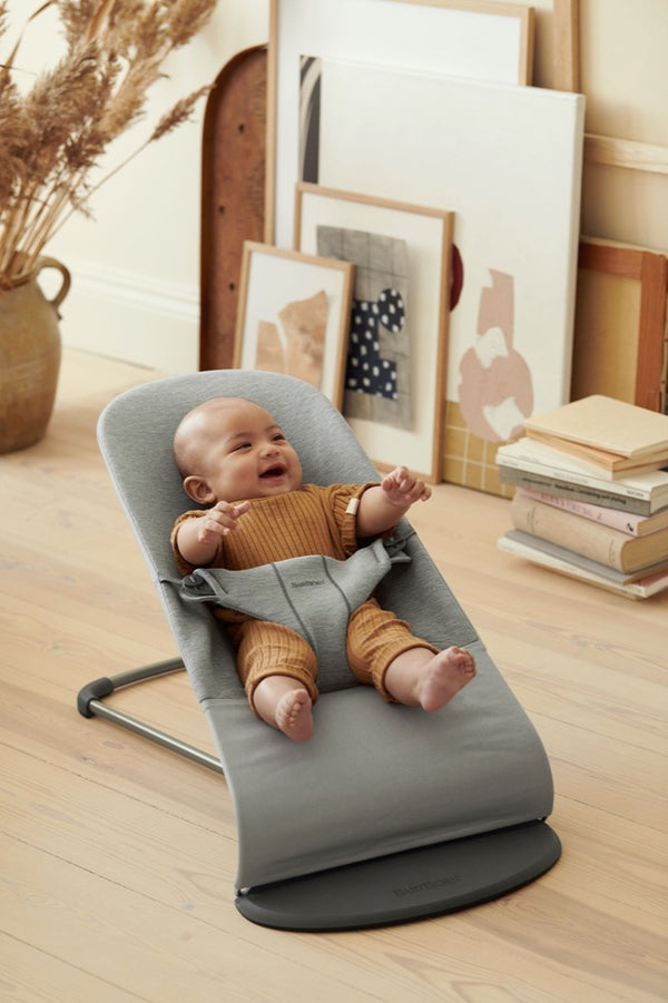 BABYBJÖRN Bouncer Bliss - 3D Jersey - Light Grey