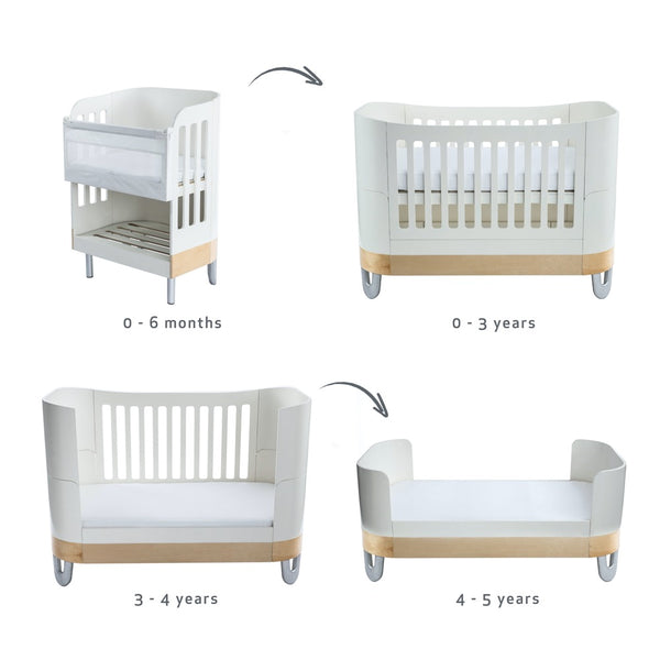 Gaia Baby Serena Crib To Cot Bed Conversion Kit (* You need a Gaia Serena Crib already)