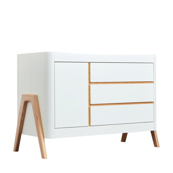 Gaia Baby Hera Dresser Scandi White / Natural