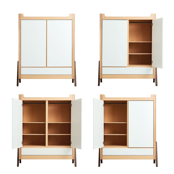 Gaia Baby Hera Wardrobe Natural / Walnut