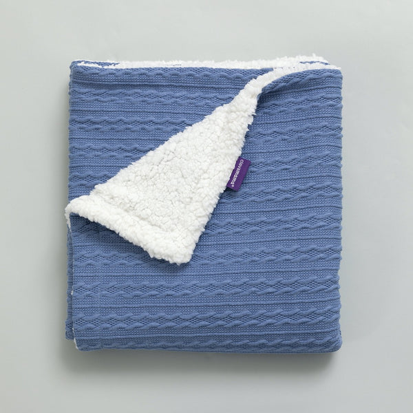 Clevamama Luxe Sherpa Baby Blanket