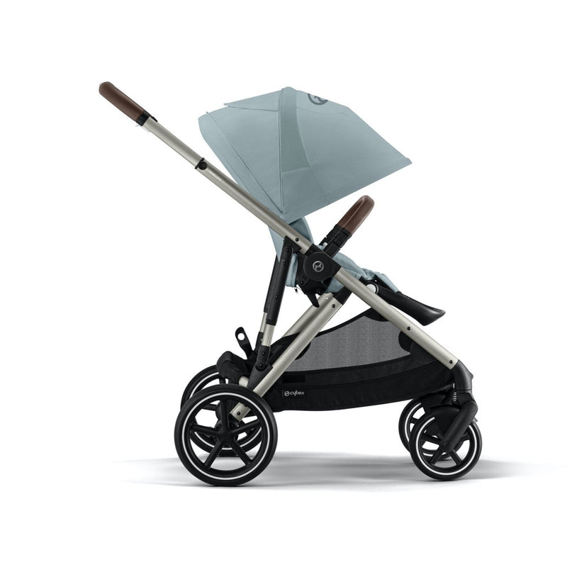 Cybex Gazelle S 2 Stroller – Silver Frame with Lava Grey Seat