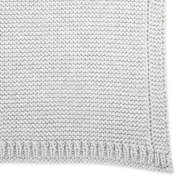 The Little Green Sheep Organic Knitted Cellular Baby Blanket