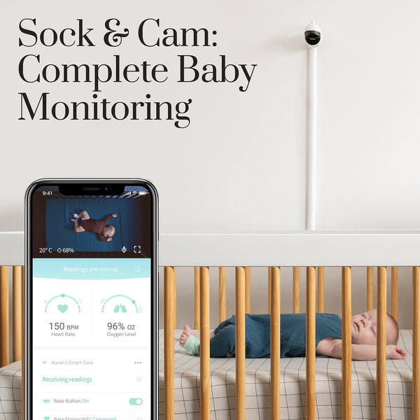 Owlet Monitor Duo: Smart Sock 3 + Cam 2 Mint