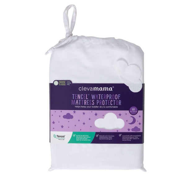 Clevamama Tencel Waterproof Mattress Protector - Cot  (120 x 60)