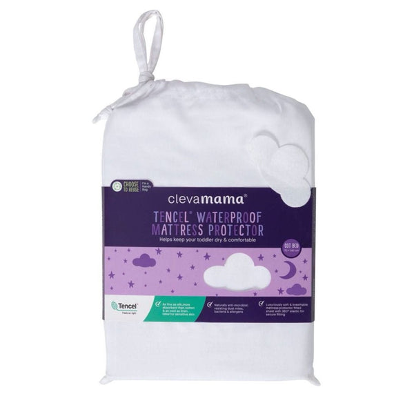 Clevamama Tencel Waterproof Mattress Protector - Cotbed (140 x 70)
