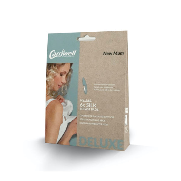 Carriwell Silk Breast Pads 6 Pack - White