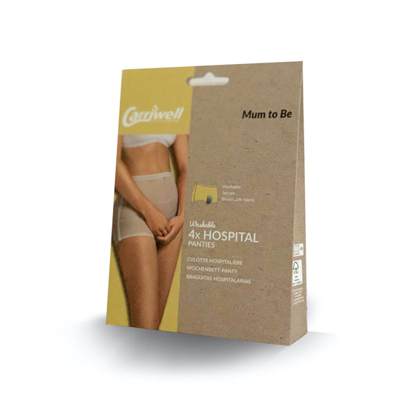 Carriwell Hospital Panties 4 Pack - White