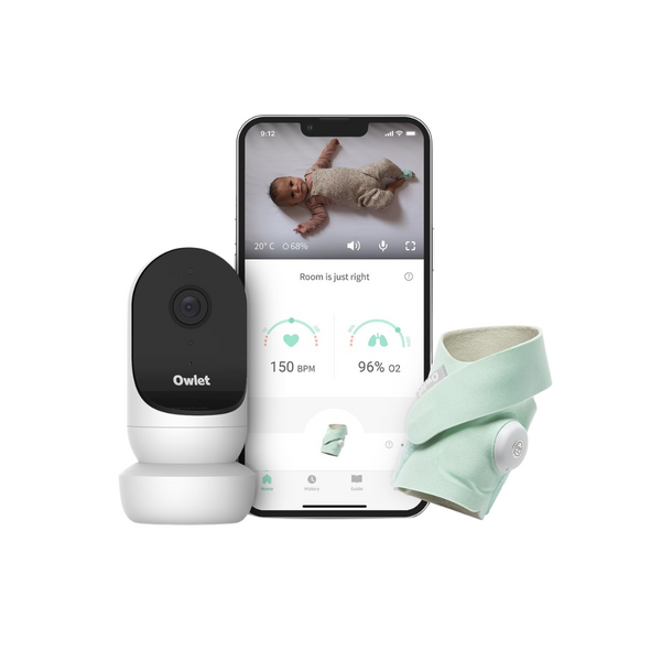 Owlet Monitor Duo: Smart Sock 3 + Cam 2 Mint
