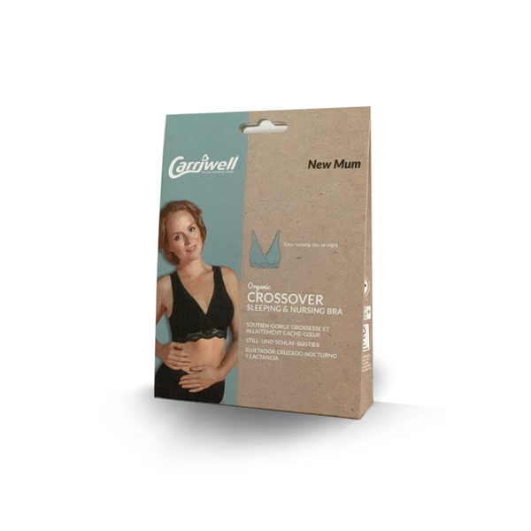 Carriwell Crossover Sleeping & Nursing Bra Black