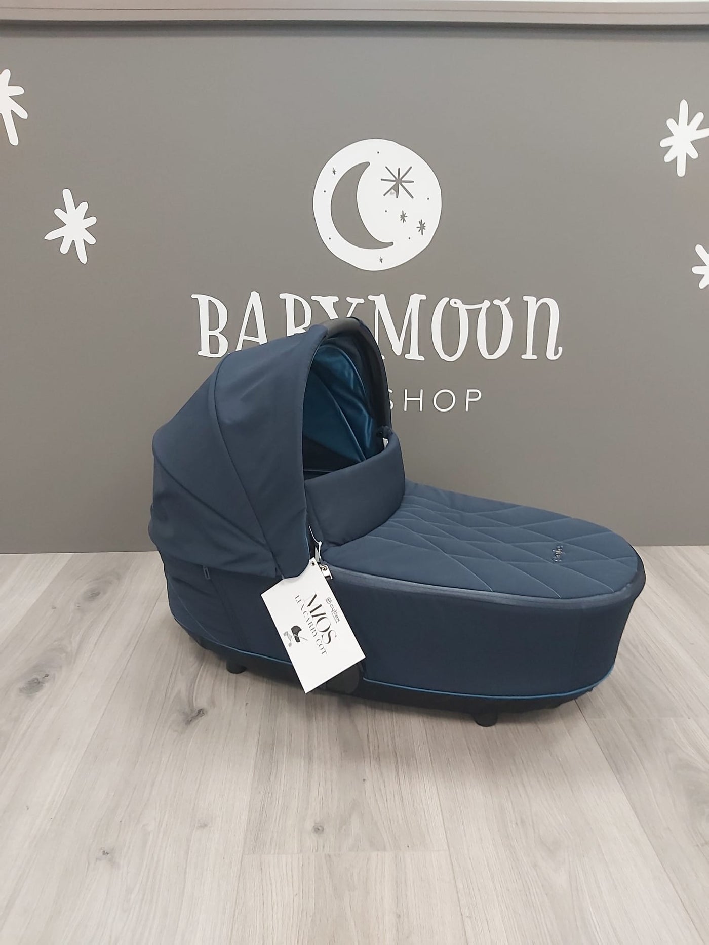 cybex mios nautical blue Ex-Display Cybex Mios Lux Carrycot– Baby Moon Baby Shop