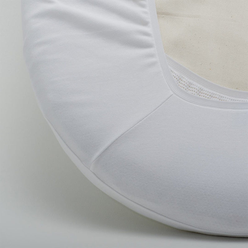 Gaia Baby Serena Fitted Mattress Sheet Co-Sleeping Crib - 2 Pack - White